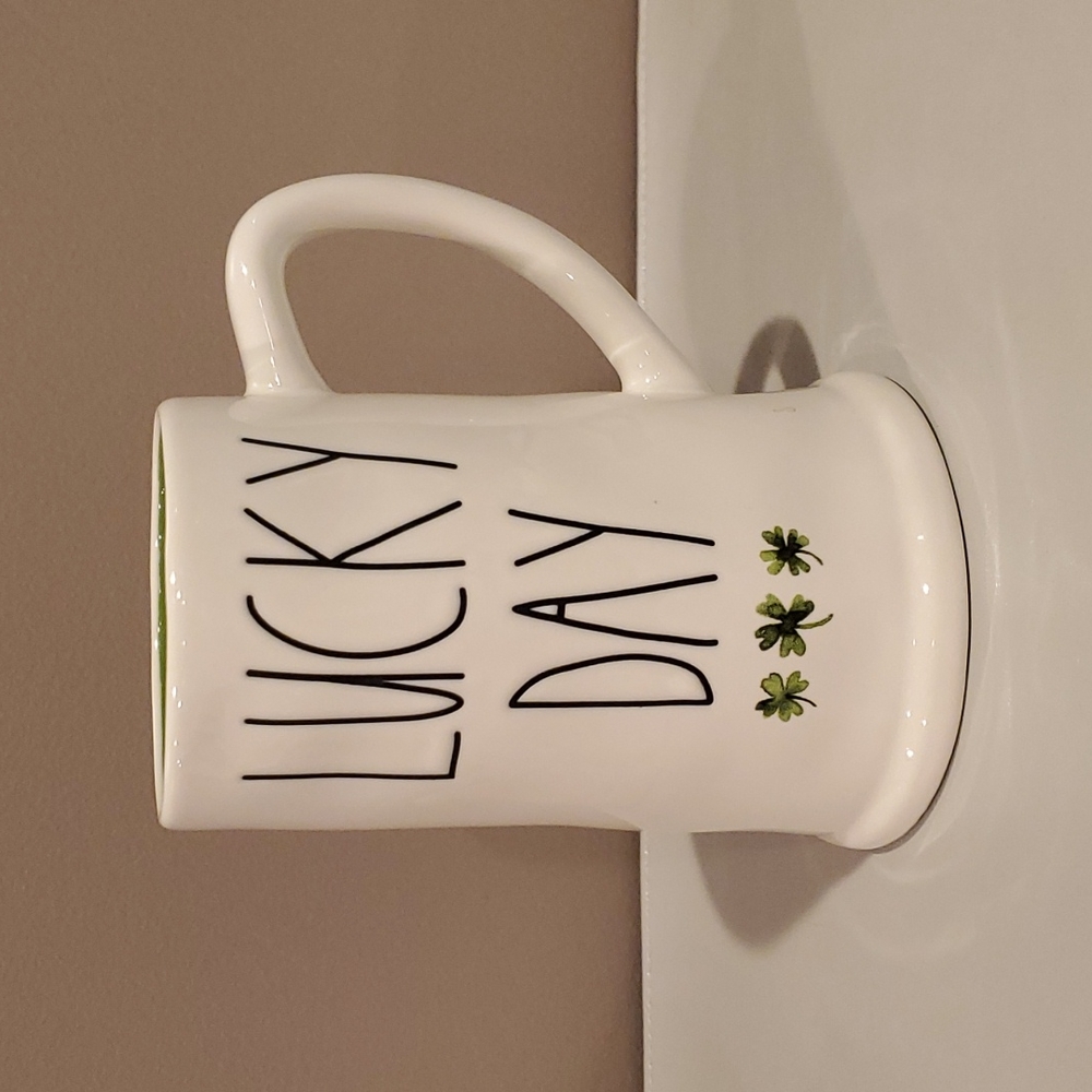 NEW Rae Dunn Lucky Day Mug Beer Stein